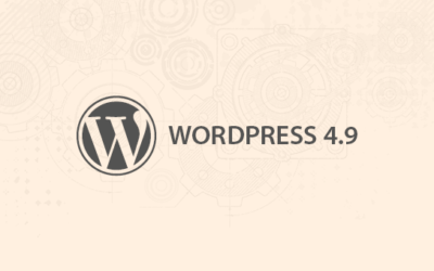 Atualização WordPress 4.9
