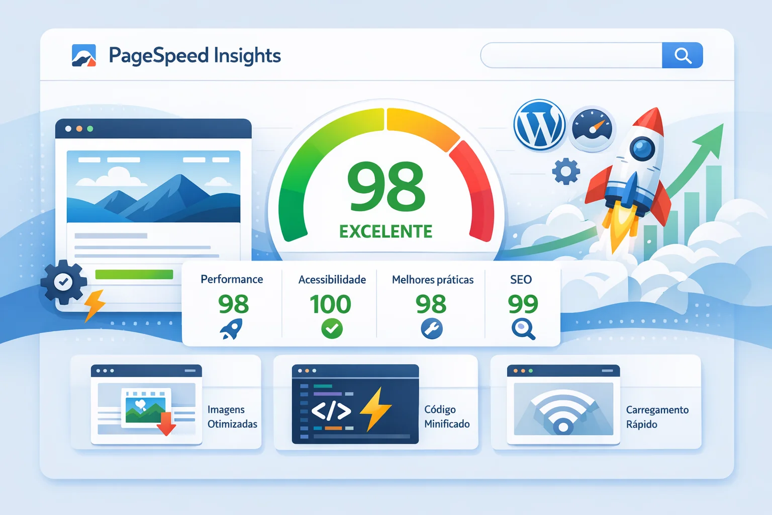 Melhore a Pontuação do PageSpeed no WordPress Grátis