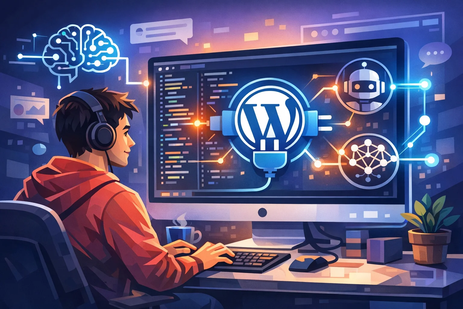 Desenvolvimento de Plugins com IA no WordPress: Guia Completo